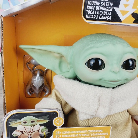 Disney Star Wars Mandalorian The Child Baby Yoda Animatronic Hasbro Toy New ! - Picture 4 of 7